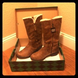 St. John’s Bay NEW Leather Brown Boots!